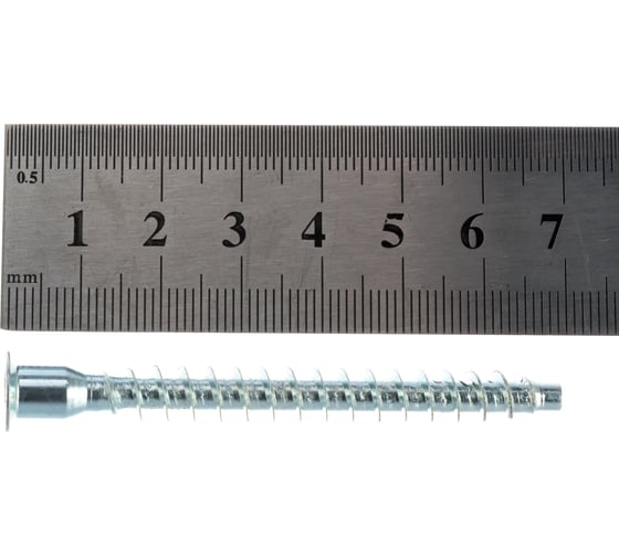 Шурупная стяжка Element оцинкованная 7х70 мм HEX 10 шт. 5750007 / 020830