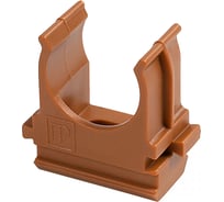 Крепеж-клипса для труб Промрукав АБС-пластик бук д40 PR13.0100