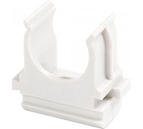 Крепеж-клипса для труб Промрукав полистирол белая д16 PR.02716б