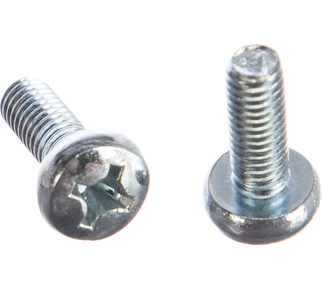 Оцинкованный винт с полукруглой головкой Стройбат DIN 7985 М6x16 мм 12 шт. 2731061 092781