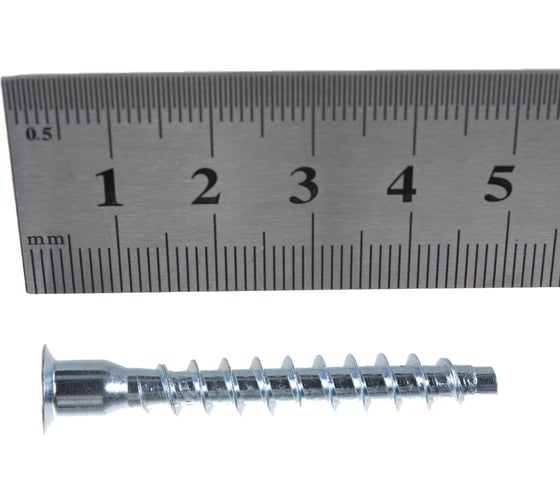 Шурупная стяжка Element оцинкованная 7х50 мм HEX 15 шт. 5750005 / 020950