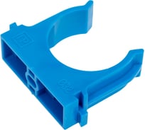 Крепеж-клипса для труб Промрукав для прямого монтажа синяя д32 PR13.0146