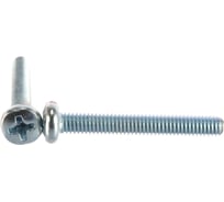 Оцинкованный винт с полукруглой головкой Стройбат DIN 7985 М4x30 мм 100 шт. 2631038 106111