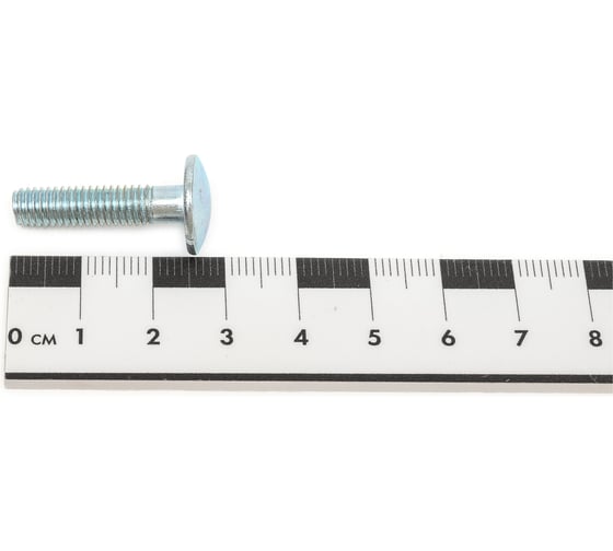 Мебельный болт Доброга цинк, М6x25 мм, 10 шт. ТД-00015963