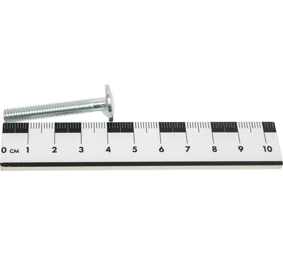 Мебельный болт Доброга цинк, М6x40 мм, 10 шт. ТД-00012800