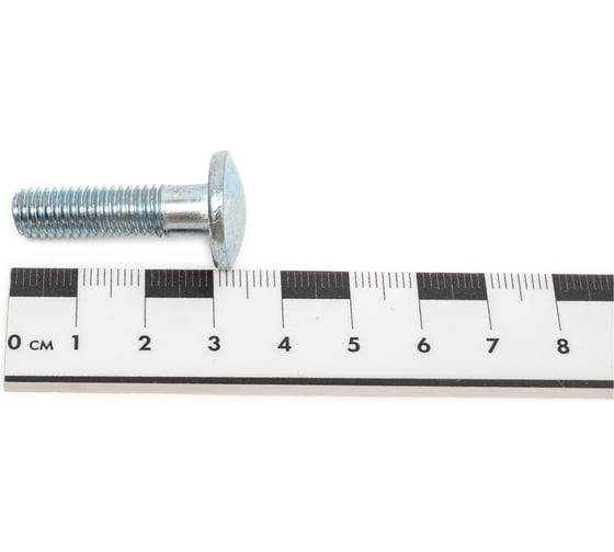 Мебельный болт Доброга цинк, М8x30 мм, 4 шт. ЦБ-00020776