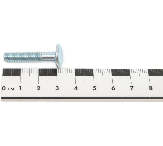 Мебельный болт Доброга цинк, М6x30 мм, 10 шт. ЦБ-00020773