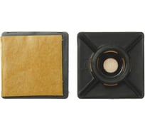 Самоклеющиеся площадка КРЕП-КОМП ЧЁРНАЯ 19х19 100шт псч19 16157567