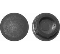 Заглушка под отверстие КРЕП-КОМП 12миллиметр, ТЁМ. СЕРЫЙ 1000шт зпр12 тем.сер