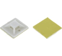 Площадка самоклеящаяся EKF 25х25мм белая 100 шт. PROxima plc-25x25