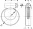 Обжимной хомут MasterProf 9 мм, оцинкованный, 130-150 мм, 2 шт. ИС.140971.2 2