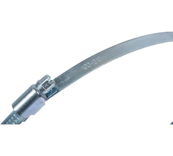 Хомут обжимной MasterProf 9 мм, оцинкованный, 190-210 мм, 2 шт. ИС.140974.2