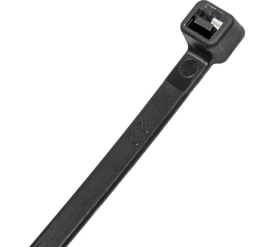 Нейлоновые стяжки Fortisflex КСС 5x160 мм, черный, 100 шт. 89905