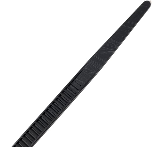 Нейлоновые стяжки Fortisflex НСС EasyFix 4x370 мм, черный, 100 шт. 89924