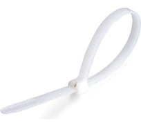 Нейлоновые стяжки Fortisflex КСЗ 5x250 мм, белый, 100 шт. 90332