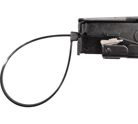 Нейлоновые стяжки Fortisflex КСС NORD 8x450 мм, черный, 100 шт. 89945