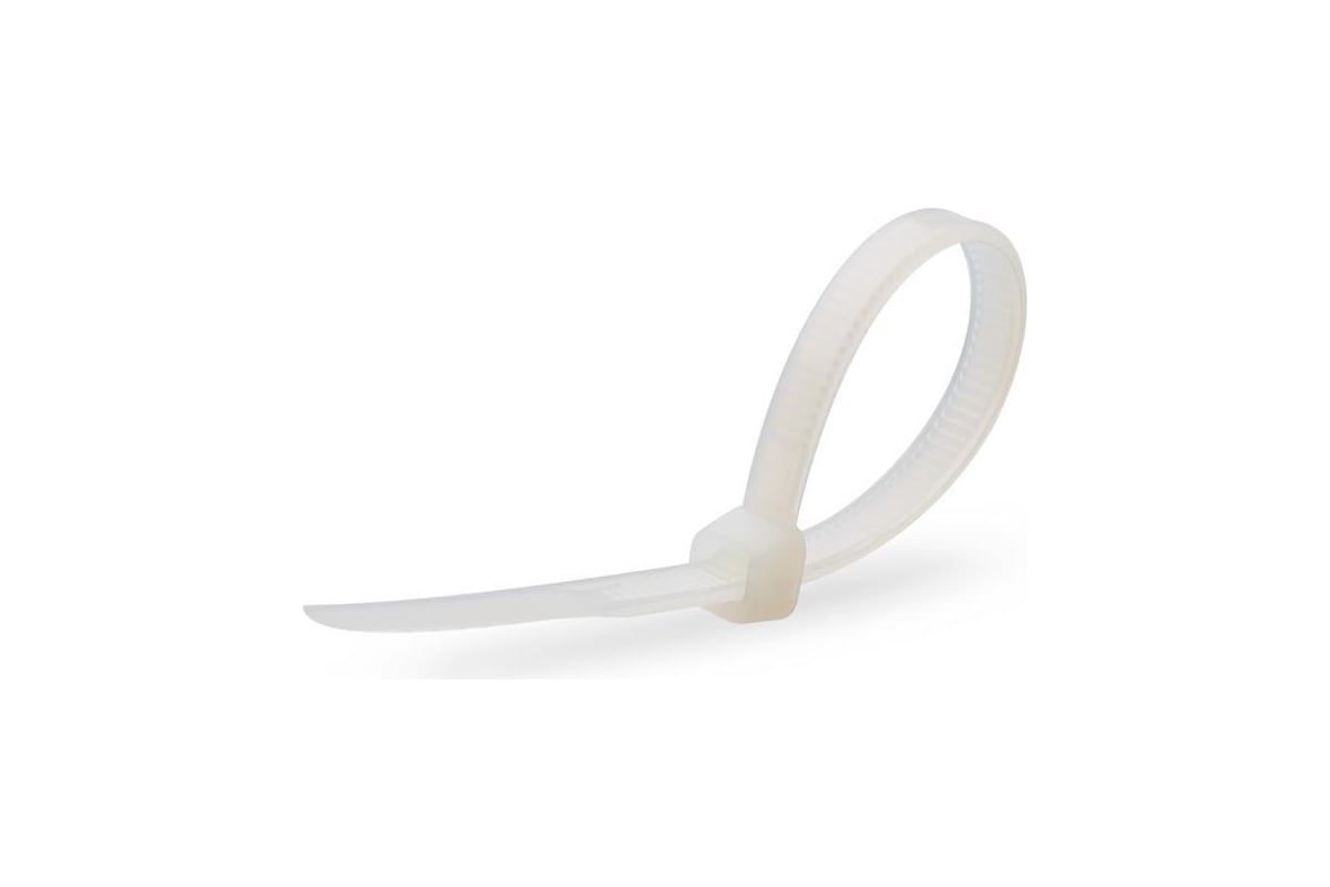 Нейлоновые стяжки Fortisflex КСС 12x500 мм, белый, 100 шт. 89901 ...