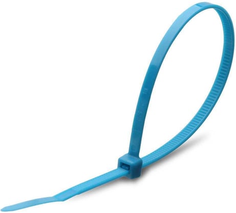 Нейлоновая стяжка Fortisflex КСС 5x400 мм, синий, 100 шт. 90330
