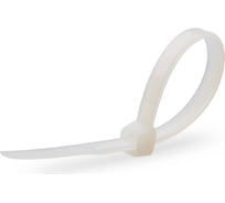 Нейлоновые стяжки Fortisflex КСС 8x610 мм, белый, 100 шт. 89896