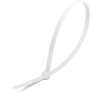 Нейлоновые стяжки Fortisflex НСС EasyFix 4x370 мм, белый, 100 шт. 89915