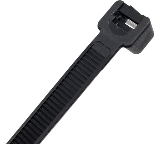 Нейлоновые стяжки Fortisflex НСС EasyFix 8x350 мм, черный, 100 шт. 89926