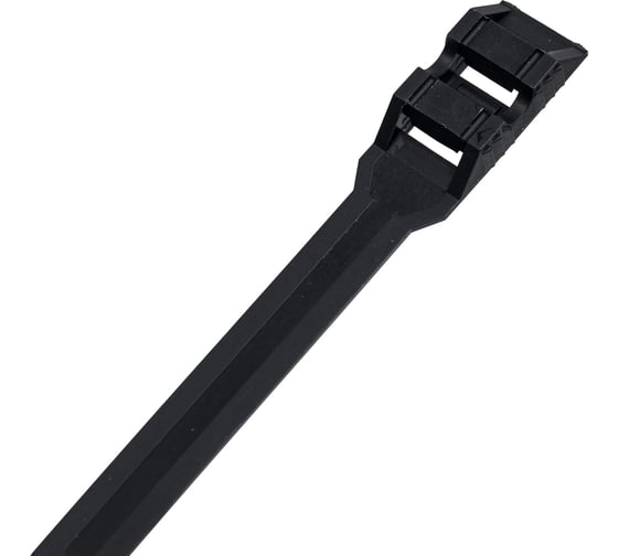 Нейлоновая стяжка Fortisflex КСУ 9x760 мм, черный, 100 шт. 91705