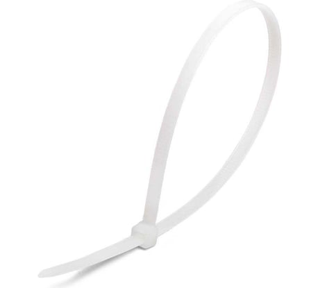 Нейлоновые стяжки Fortisflex КСС NORD 8x450 мм, белый, 100 шт. 89936
