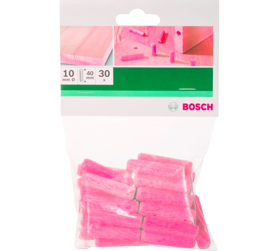 Набор дюбелей Bosch 10x40 мм 30 шт. DIY 2609255313 1