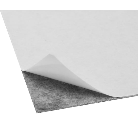 Накладка для мебели ТУНДРА из войлока, 210x300 мм, клейкая поверхность, цвет серый 9938801