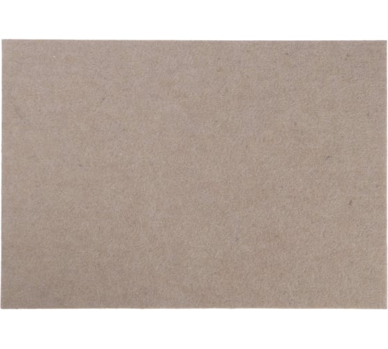 Накладка для мебели ТУНДРА из войлока, 210x300 мм, клейкая поверхность, цвет рисовый 9938805