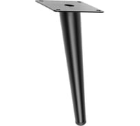 Мебельная опора CAPPIO OP08 h=150 мм, толщина площадки 1.8 мм, цвет матовый черный 9618032