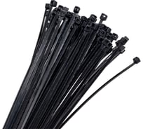 Нейлоновый хомут Крептон 2,5x200 мм, черный, 100 шт. в упаковке 90147