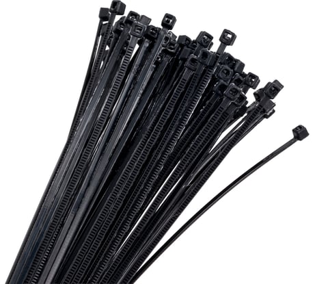 Нейлоновый хомут Крептон 2,5x200 мм, черный, 100 шт. в упаковке 90147