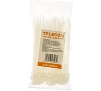 Стяжка Telecom нейлон 3.6х150мм 100шт TIE3.6X150MM