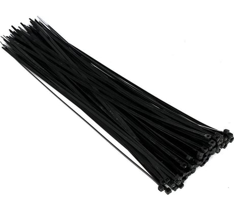 Стяжка Telecom нейлон 5x400мм, черная 100шт TIE5.0X400MM-B