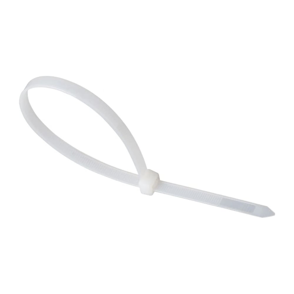 Хомут-стяжки ленточные Мир Хомутов 4,5х200 мм, белые, 100 шт. MX/1/19 ...