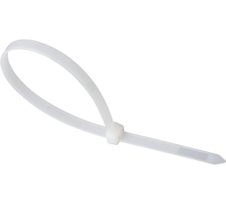 Хомут-стяжки ленточные Мир Хомутов 4,5х200 мм, белые, 100 шт. MX/1/19