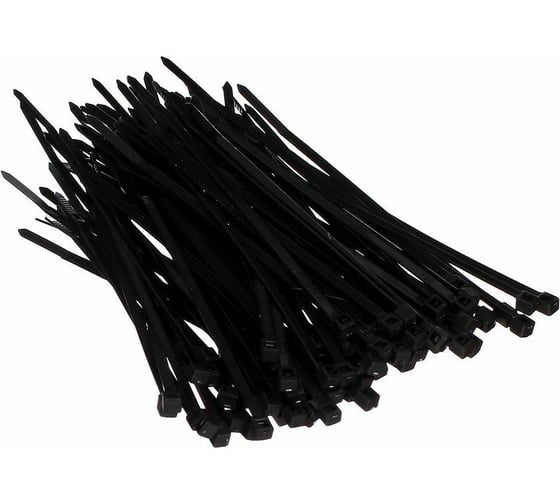Стяжка Telecom нейлон 2.5х100мм, черная 100шт TIE2.5X100MM-B