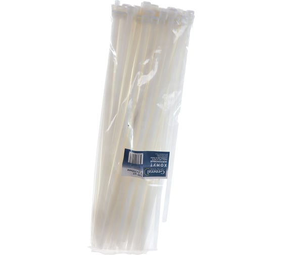 Нейлоновый хомут General Lighting Systems GNC-72-350-W, 7,2x350 мм, 100 шт. белый 1 50 475316