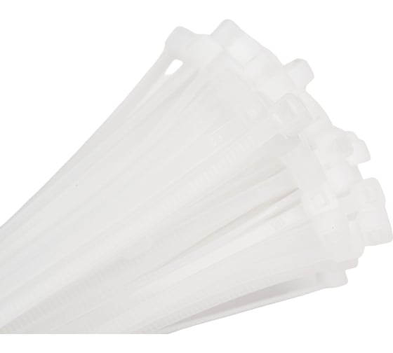 Нейлоновый хомут General Lighting Systems GNC-36-200-W, 3,6x200 мм, 100 шт. белый, 475305