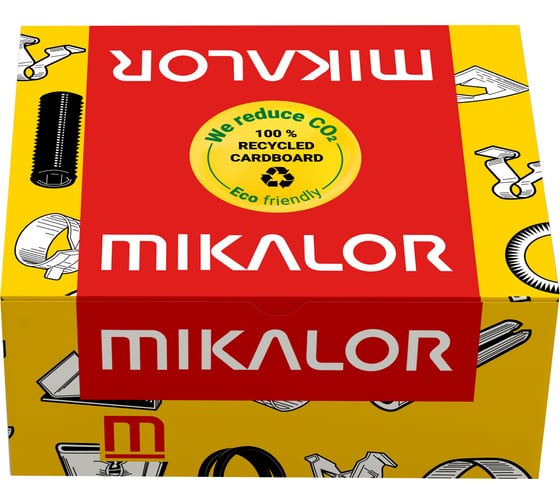Мини-хомут MIKALOR Normal 13-14 мм, W1, 100 шт. M-03010579