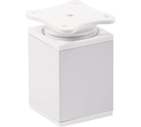 Мебельная опора AKS DAКP-27 квадратная, h=100, белая 57038