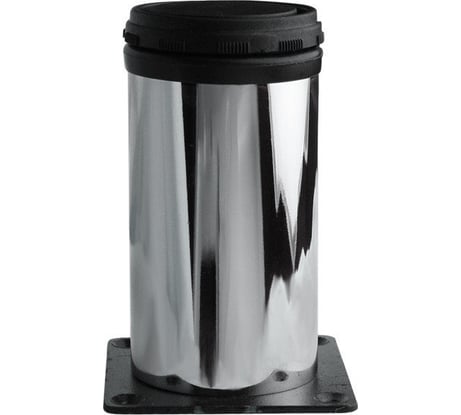 Мебельная опора AKS Н-100 мм, D-50 мм, хром 56856