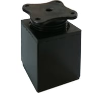 Мебельная опора AKS DAКP-27 квадратная, h=100, черная 60437