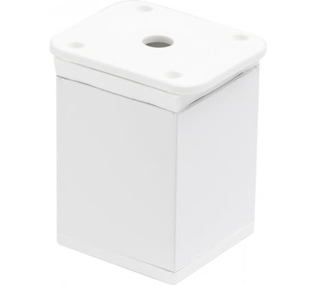 Мебельная опора AKS DAКP-27 квадратная, h=60, белая 54971