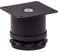 Мебельная опора AKS Н-100 мм, D-50 мм, черный 62960