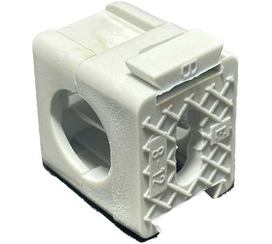 Пластиковый фиксатор для полипропиленовых труб ELEMATIC ECAV 12 d=8-12 мм 13501012 1