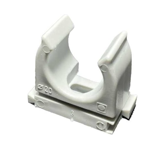 Пластиковый фиксатор для полипропиленовых труб ELEMATIC ECLIP d=20 мм, 100 шт. 13502120