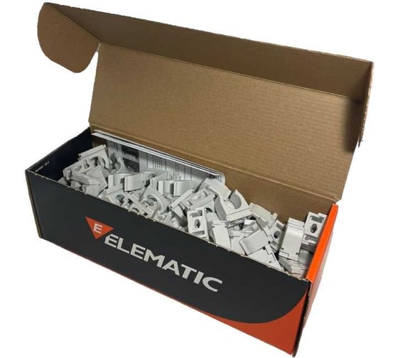 Пластиковый фиксатор для полипропиленовых труб ELEMATIC ECLIP d=20 мм, 100 шт. 13502120