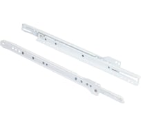 Направляющая роликовая AKS L-600, 0,9мм, белая, комплект левая правая AK 23641